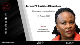 Busisiwe Mkhwebanes urgent application [upl. by Kneeland]