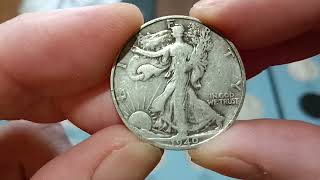 Walking liberty Half Dollar album fill coin silverprice gold collection viralreels popular [upl. by Letnom]