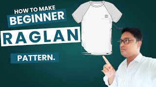 How To Make Beginner Raglan Pattern  Raglan Patterns for Beginners  Winda Cad Tutorial [upl. by Airb]