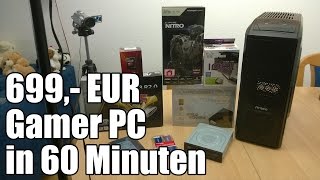 Ein 699 EUR Gamer PC entsteht  Zusammenbau in 60 Minuten [upl. by Faucher]