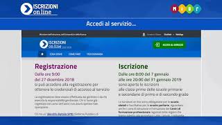 Iscrizioni online 201920  01 Come registrarsi [upl. by Odirfliw]