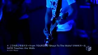 Nico Touches The Walls  Niwaka Ame Nimo Makezu live [upl. by Johppah]