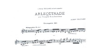 Albert Beaucamp Arlequinade Sergio Guarné trumpet [upl. by Trisa]