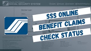 How to Check the Status of your Benefits Claim Using the SSS Website [upl. by Halima]