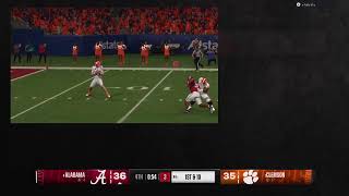 Alabama vs Clemson [upl. by Shirl314]