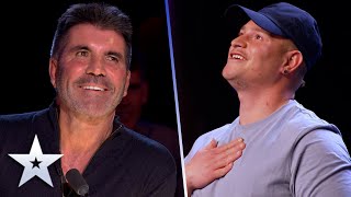 Shy Maxwell Thorpe’s UNEXPECTED voice STUNS the Judges  Auditions  BGT 2022 [upl. by Beatrix725]