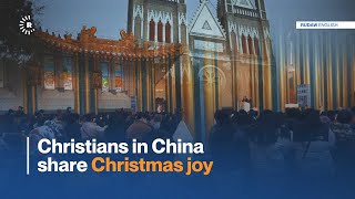 Christians in China share Christmas joy [upl. by Nnylarak]