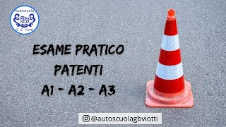 Esame pratico  trucchi e consigli patente A1A2A3  Aggiornato 2024 [upl. by Enaud]