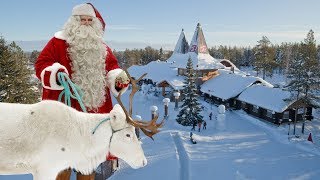 Villaggio di Babbo Natale per i bambini  Santa Claus Village Lapponia Finlandia Rovaniemi [upl. by Divod]