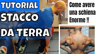 COME FARE LO STACCO DA TERRA REGULAR  DEADLIFT [upl. by Acinnad]