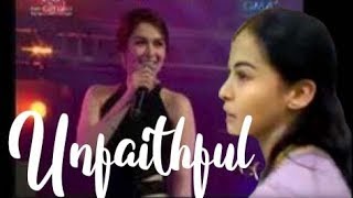 MARIAN RIVERA NAGTARAY Sinagot ang UNFAITHFUL Song [upl. by Adalie]