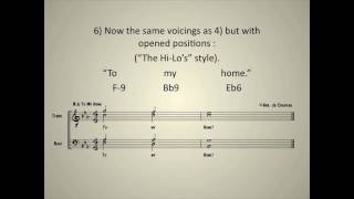 A Capella Jazz Vocal Arrangement Lesson [upl. by Rebane]