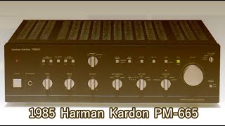 1985 Harman Kardon PM665 [upl. by Atinrehs598]