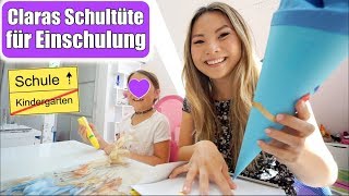 Claras Schultüte 😍 Einschulung 2018 Mama Tochter Tag  Wocheneinkauf Food Haul VLOG  Mamiseelen [upl. by O'Donovan]