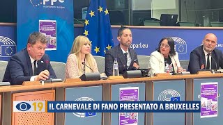 Il Carnevale di Fano presentato a Bruxelles [upl. by Sedecrem]