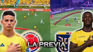 🟡🔵🔴 La PREVIA COLOMBIA vs ECUADOR [upl. by Anaujik]