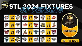 🟡 STL 2024 Jadual Perlawanan GP PENANG  Liga Sepak Takraw Malaysia 2024 [upl. by Leatri699]