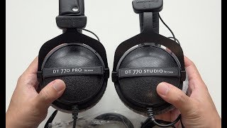 Beyerdynamic DT 770 Studio vs DT 770 Pro Headphones  What are the Differences [upl. by Hound]