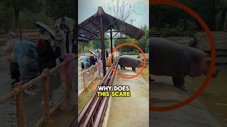 Run If a Hippo Turns Its Back 🦛🦛viralvideo [upl. by Lezned981]