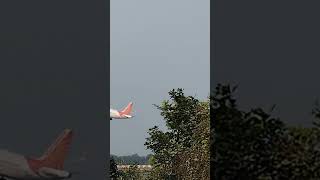 Air India Take Off Lal Bahadur Shastri international Airport Babatpur Varanasi [upl. by Akenihs]