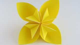 Easy Origami Kusudama Flower [upl. by Garaway]