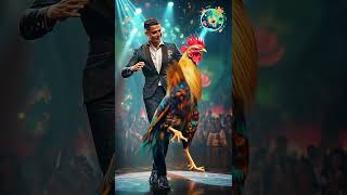 Ronaldo Fuses with A barcelos rooster on AGT americagottalent agt talent shortshalloween [upl. by Anahpos910]