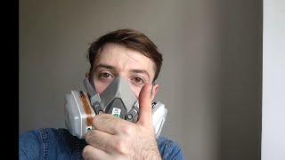 how to assemble and wear 3M 6200 respirator [upl. by Nnaeus]