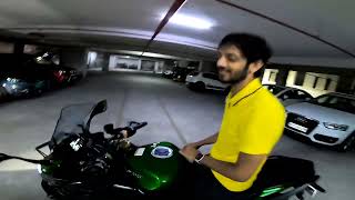 Kawasaki Ninja Getting Ready for Next Ride  Rider Surender Reddy [upl. by Llerrod163]