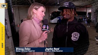 Jayden Reed on returning to his hometown of Chicago  Packers vs Bears [upl. by Brubaker988]