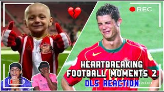 Heartbreaking Football Moments 2  DLS Reaction Emotional [upl. by Anircam]