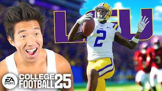 LSU Cooks In College Football 25 Sudden Death Overtime Game [upl. by Airemahs623]