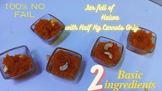 🥕Carrot Halwa  Jam Recipe  🥕 Gajar ka Halwa Recipe 🤤  Yumm [upl. by Luht]