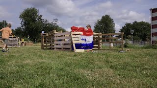 Up Kinderopvang  Huttenbouwen met de kinderen van de Buitenschoolse opvang  Huttenbouwdagen 2024 [upl. by Salvucci]