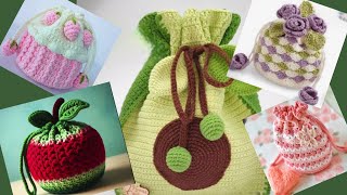 quotCrochet Drawstring Bag Design Ideasquot [upl. by Iralam]