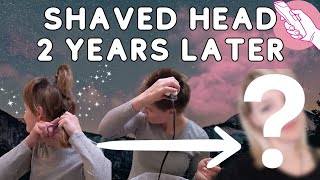 Hair Transformation Timelapse Shaving My Head to 24 Months Of Hair Growth Progress [upl. by Otir]