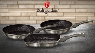 Berlinger Haus Metallic Line Carbon Edition 3PCS Pan Set Presentation BH1274N [upl. by Kittie462]