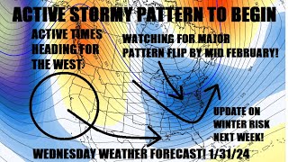 Active pattern setting up to start February Watching next weeks storm Major pattern shift likely [upl. by Ierna76]