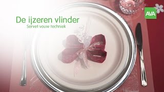 AVA servetten vouwen De Ijzeren Vlinder [upl. by Luing]