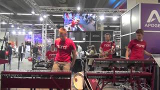 Nord Piano 3 and Nord Drum 3 Demo  Musikmesse 2016  Matt Cossey amp Band ProlightandSound 2016 [upl. by Annnora]