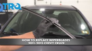 How to Replace Wiper Blades 20112015 Chevrolet Cruze [upl. by Isbella]