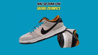 Nike SB Dunk Low Safari Olympics [upl. by Aloap]