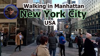 New York City  Manhattan Lexington Ave Walk begins at Lexington Ave and 53rd Street [upl. by Yttik]