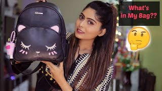 Whats In My Bag  2018  Rinkal Soni [upl. by Andie]