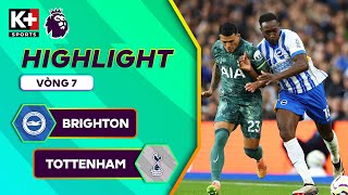 BRIGHTON  TOTTENHAM  CUỘC LỘI NGƯỢC DÒNG CẢM XÚC VỠ ÒA TRÊN SÂN AMEX  NGOẠI HẠNG ANH 2425 [upl. by Eta]