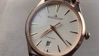 JaegerLeCoultre Master Ultra Thin Date Q1232510 JaegerLeCoultre Watch Review [upl. by Ita]