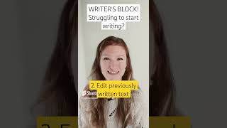 These 6 WRITERS BLOCK TIPS feel ILLEGAL to know [upl. by Irehj]