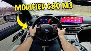 WHAT IT’S LIKE TO DRIVE A MODIFIED 500hp G80 M3 [upl. by Bracci]