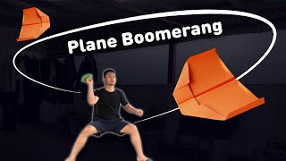 How to make a paper plane  Plane boomerang king [upl. by Adama]