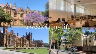 a week in my life university vlog [upl. by Allimac]