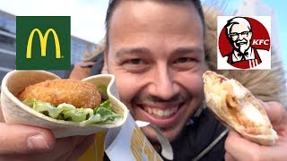 BATTLE de WRAPS RACLETTE KFC vs McDO  VLOG 927 [upl. by Maridel]